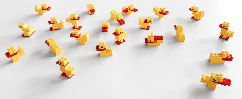 Lego Ducklings / Eendjes van LEGO
